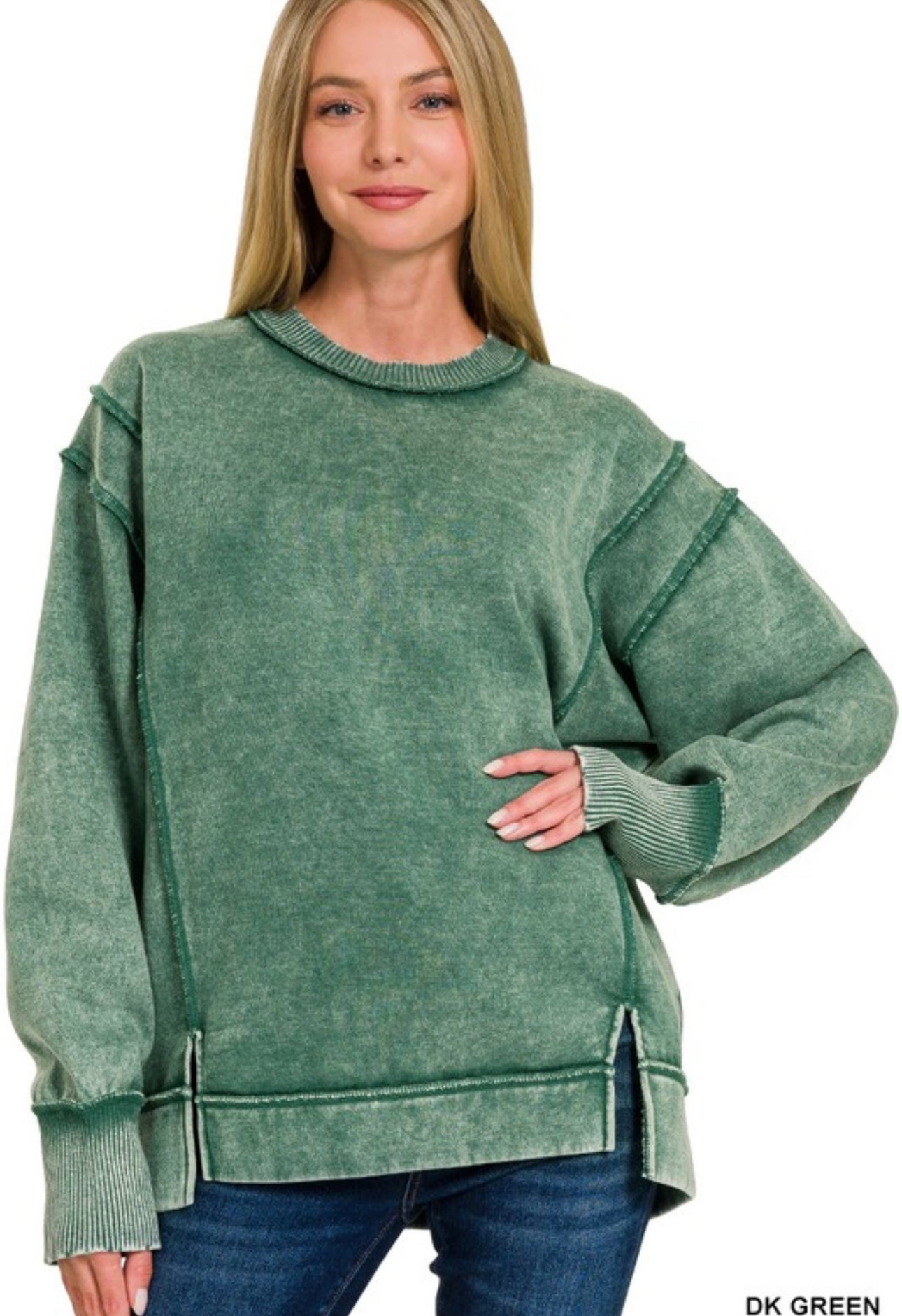 Exposed Seam Sweatshirt