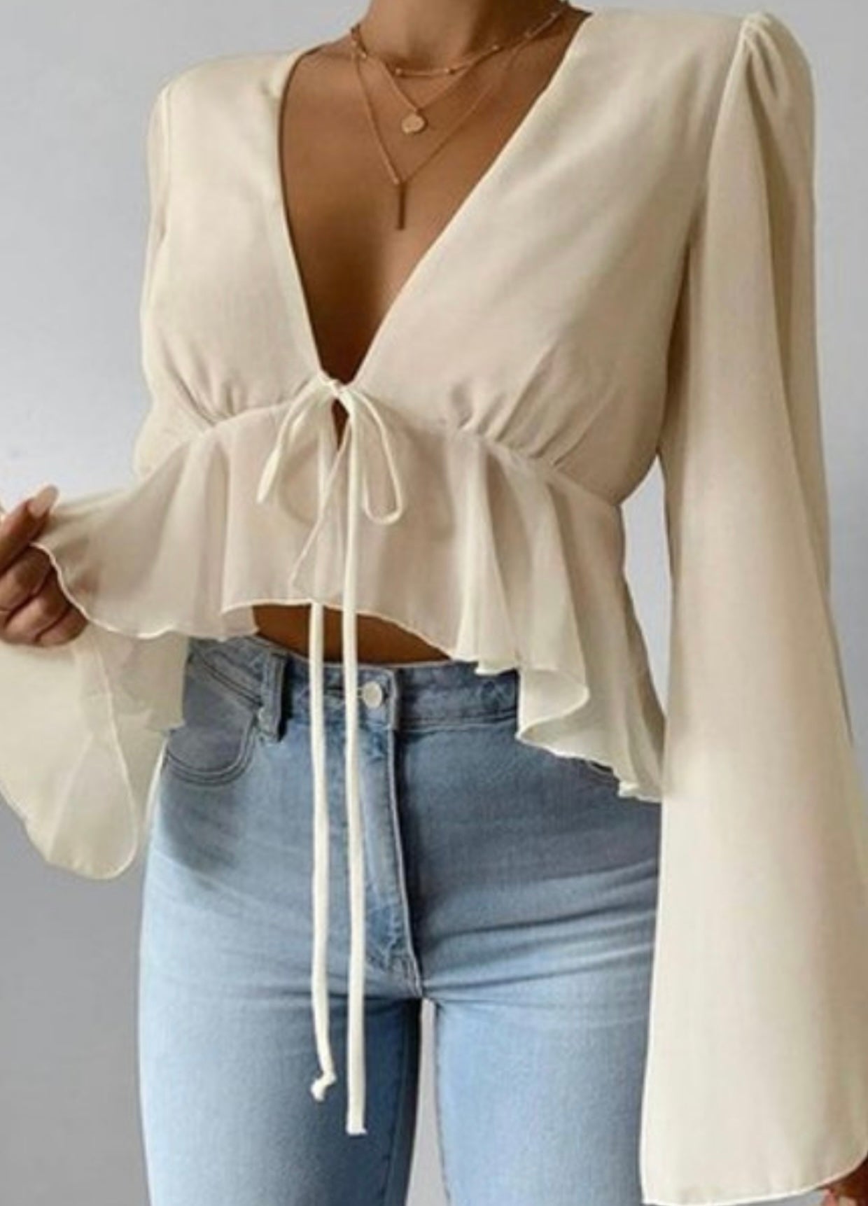 Tie Front Top