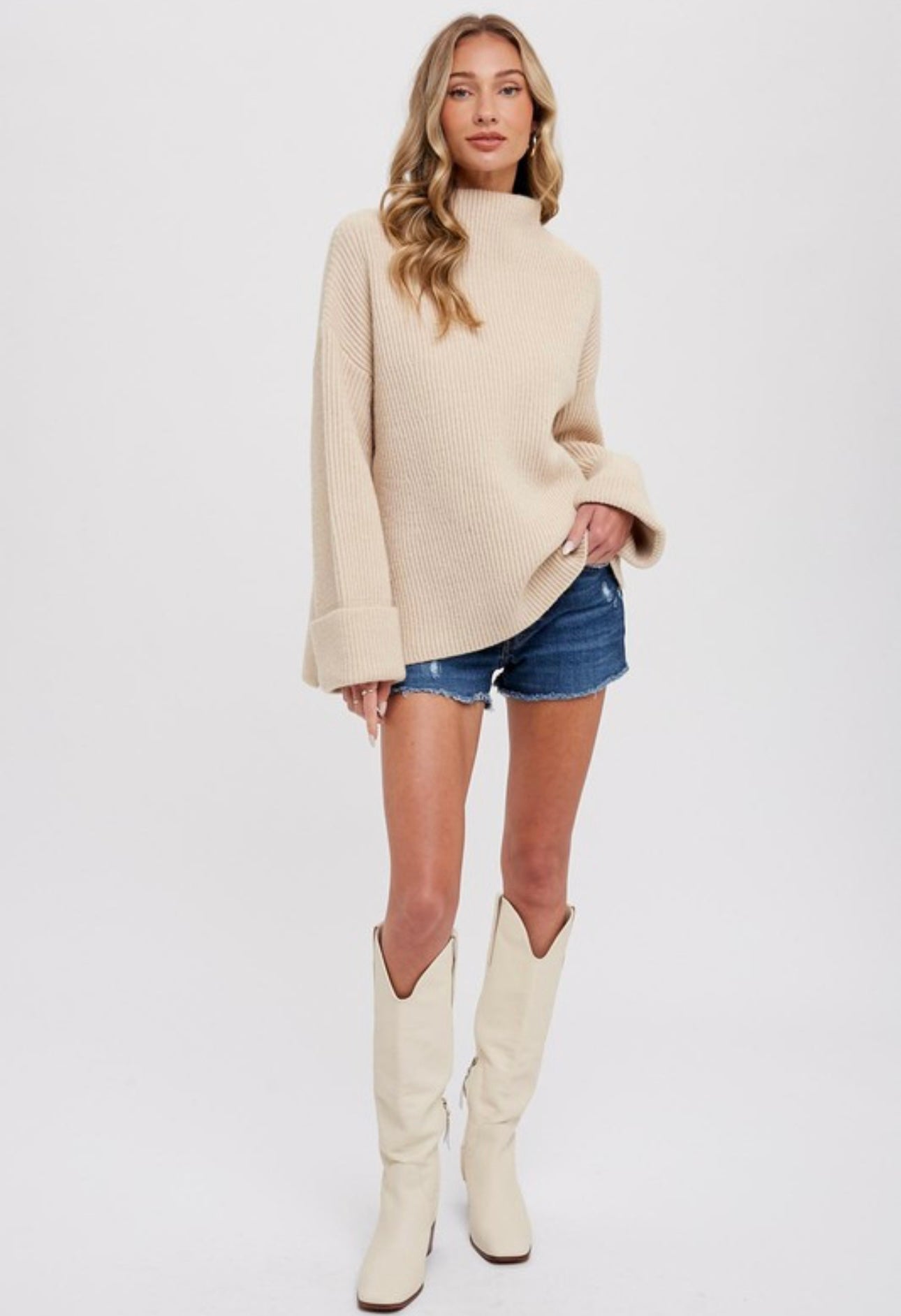 Funnel Neck Sweater